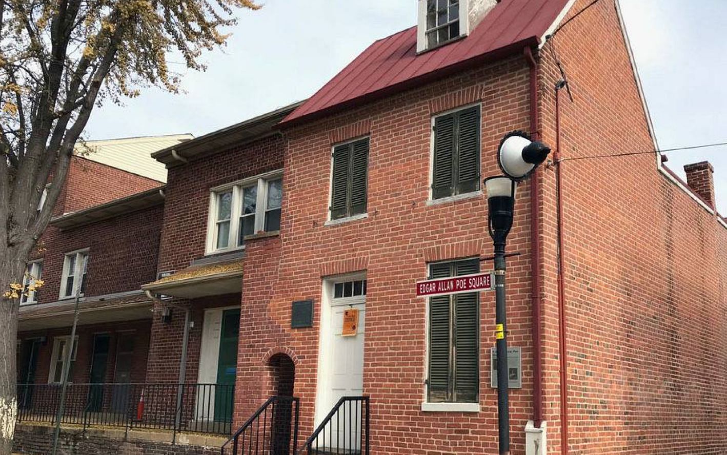 The Edgar Allen Poe House and Museum in Baltimore (Image via Poe Baltimore)